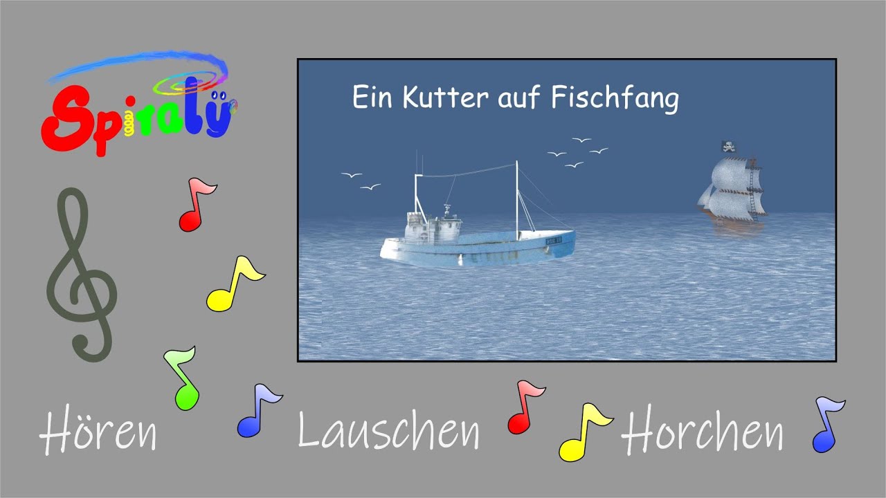 Spiralÿ zum Hören - Lauschen - Horchen : Piraten 3 - Ein Kutter auf Fischfang