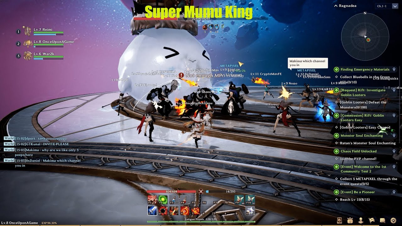 Gran Saga: Unlimited - Super Mumu King Event | 1st Community Test - Day 1