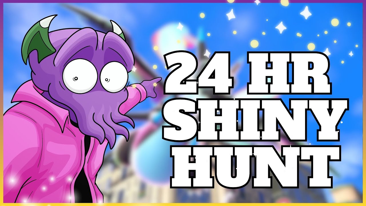 24 HOUR LEGENDS Z-A SHINY HUNT BUT EVERY SHINY KO -1HR