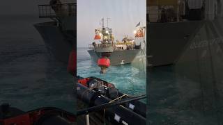 Multicat Vessel Pushing Pipeline