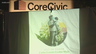 Vigil held for detainee confirmed to be 1st COVID-19 related death of Otay Mesa Detention Center