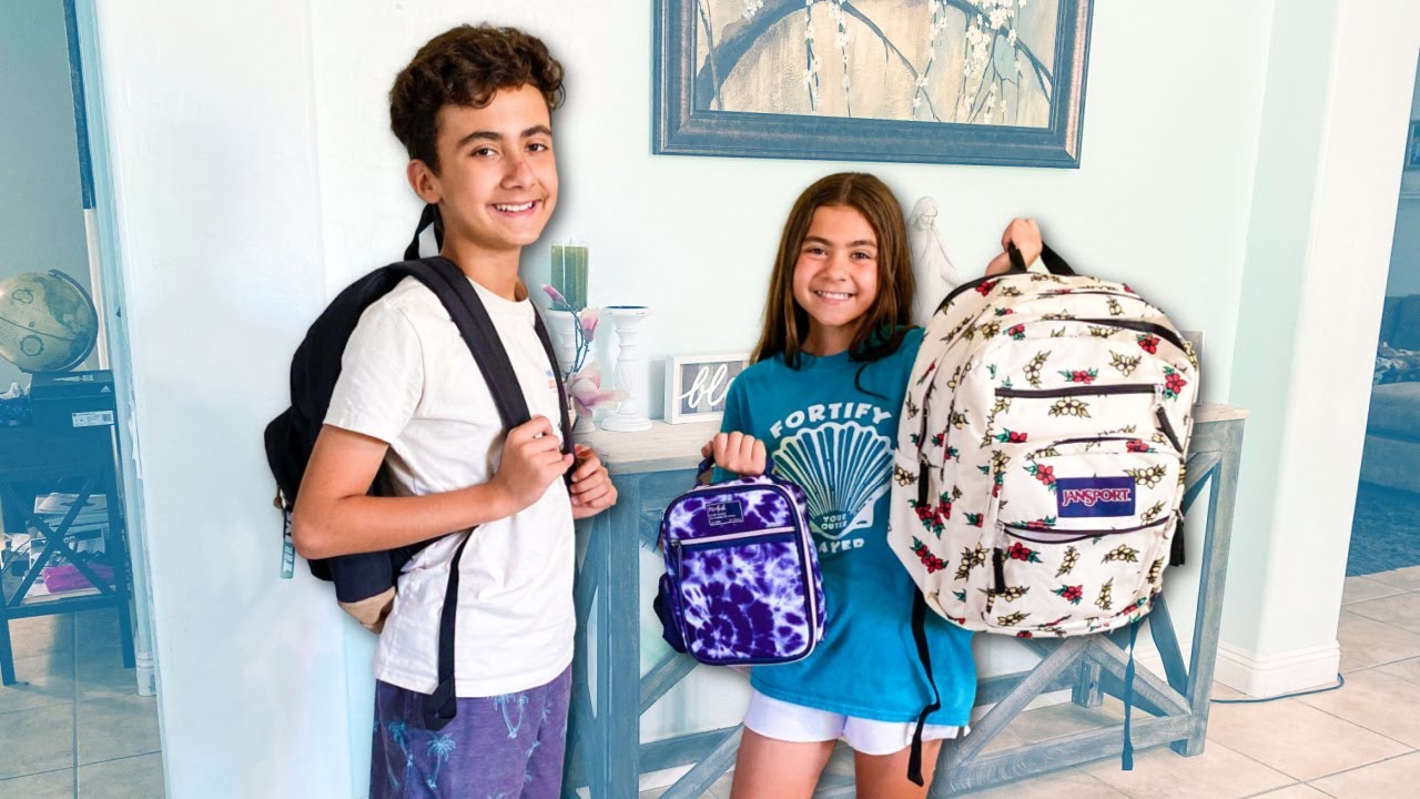 BACK TO SCHOOL BACKPACK SHOPPING for KIDS GOING BACK TO SCHOOL MIDDLE