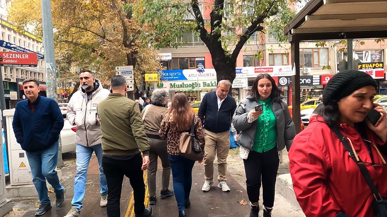 Ankara [4k60fps], Kızılay ve Yakınlarında Gezinti - Strolling Around Kizilay and Neighborhood