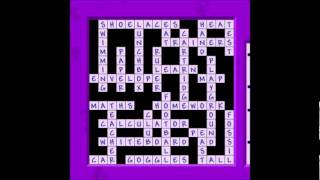 binweevils level 4 school crossword