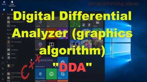 DDA line drawing program in c++ with source code