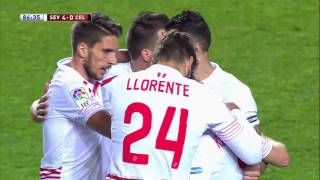 Gol de Krohn-Dehli ante su ex equipo (4-0) en el Sevilla FC - Celta