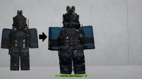 Roblox SCP: Roleplay MTF Beta-7 Operator (Avatar Build) (Remake)