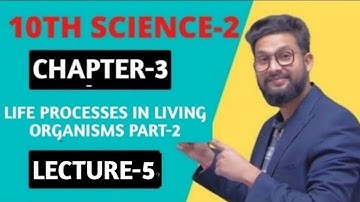 10th Science 2 | Chapter 3 | Life Processes in Living Organisms Part-2 | Lecture 5 | JR Tutorials |