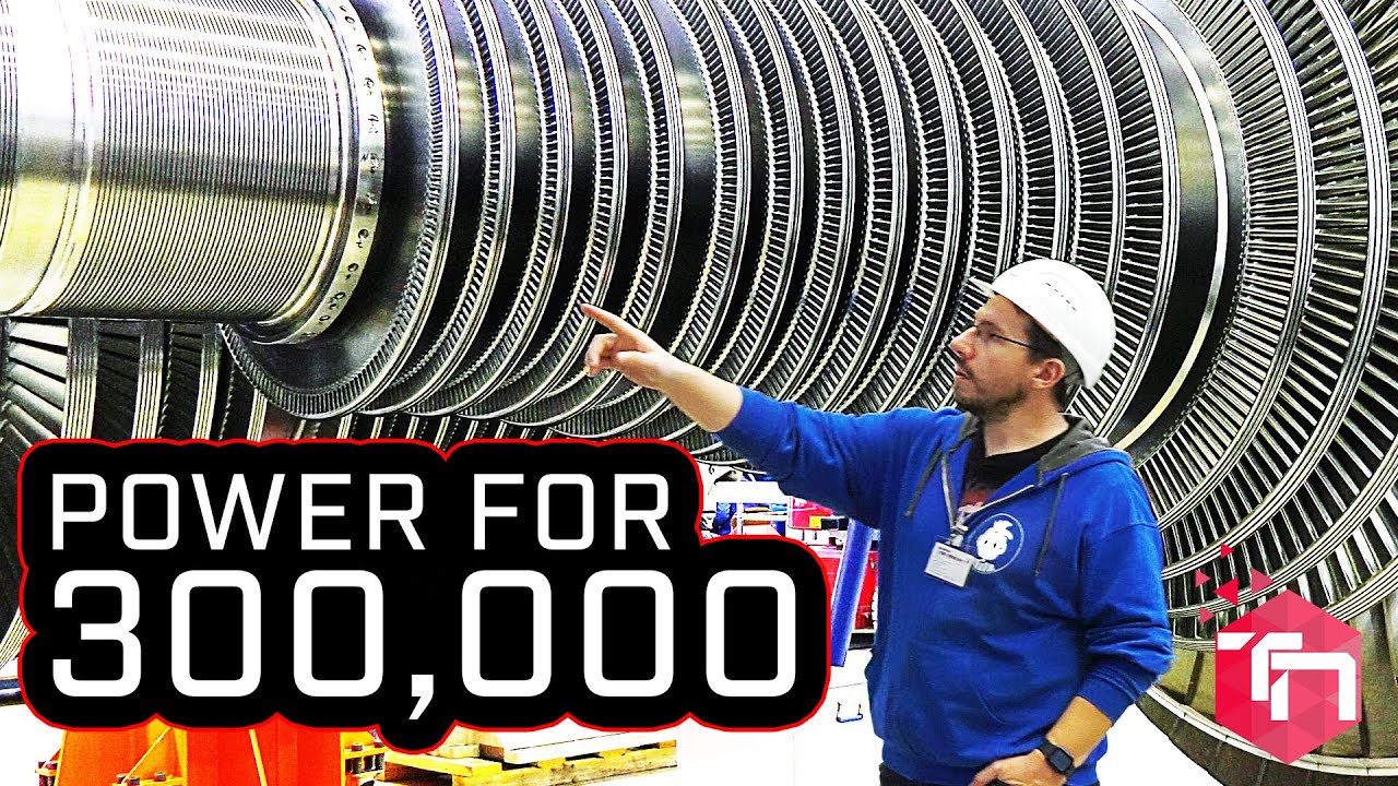 Power For 300,000 people! The 60 Ton Industrial Steam Turbine!