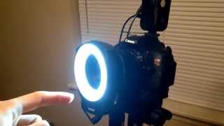 solamente Capilares Con rapidez NEEWER 48 LED Ring Light Review (Not a Flash!) || Macro Light for $25 -  YouTube