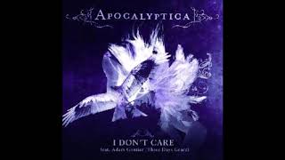 Video thumbnail of "KARAOKE: Apocalyptica - I Don't Care (Lyrics)"