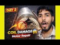 ⚡ Daily Work Day 1 | Motor Repair Progress 🔧 | Winding Work Started