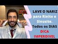 A importância da LAVAGEM NASAL com soro fisiologico CASEIRO diariamente- Dr. Paulo Mendes Jr