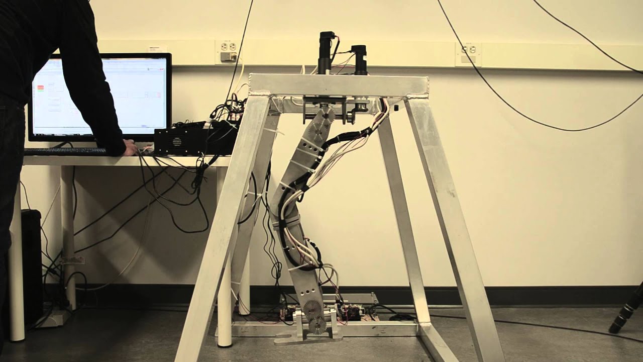 Task Space Control of Swing Leg Motion (Hardware)