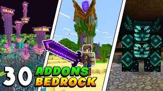 30 ADDONS Que DEBERÍAS USAR En MINECRAFT PE 💎