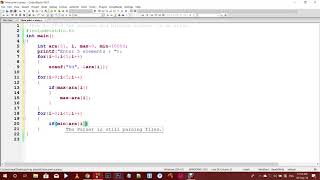 8  How to found Maximum & Minimum numbers in an array