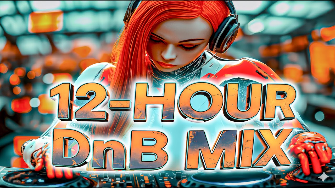 12-HOUR DRUM & BASS MIX ⚡ High-Energy DnB for Gaming, Workout & Focus | Pulse Vibes Originals