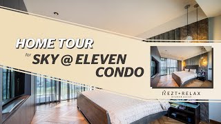 Home Tour 4-Bedder Resale: Sky @ Eleven Modern Contemporary Condo Interior Design Singapore Net Worth