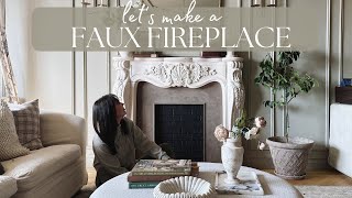 What's With All of the Faux Fireplaces?! | a Renter-Friendly DIY