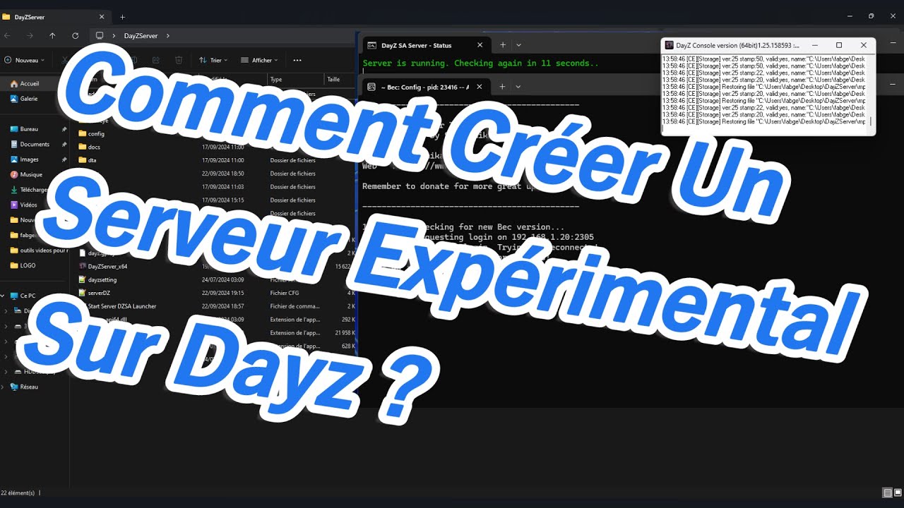 Comment créer un serveur expérimental sur Dayz ? - YouTube