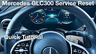 2020 Mercedes Glc300 How To Reset Oil Life Maintenance Due Message Service Due Glc 300