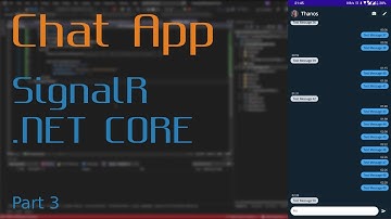 Chat app with .NET Core Api and SignalR (Part 3) |  .NET MAUI UI Challenge | #3