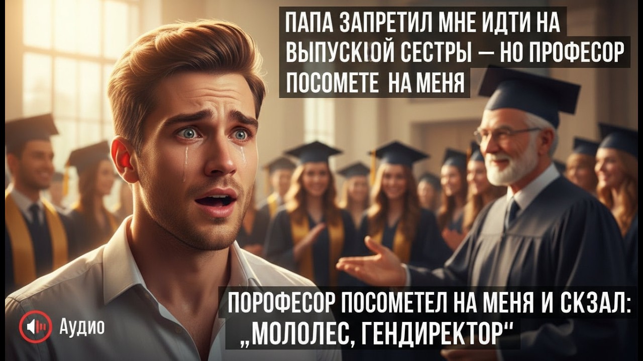 Папа запретил мне на выпускной сестры — Но профессор сказал: «Отличная работа, CEO»