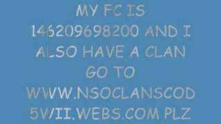 FREIND CODE COD 5 WII.wmv