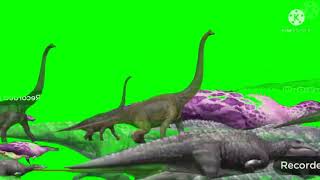All New Dinosaurs Stampede Green Screen