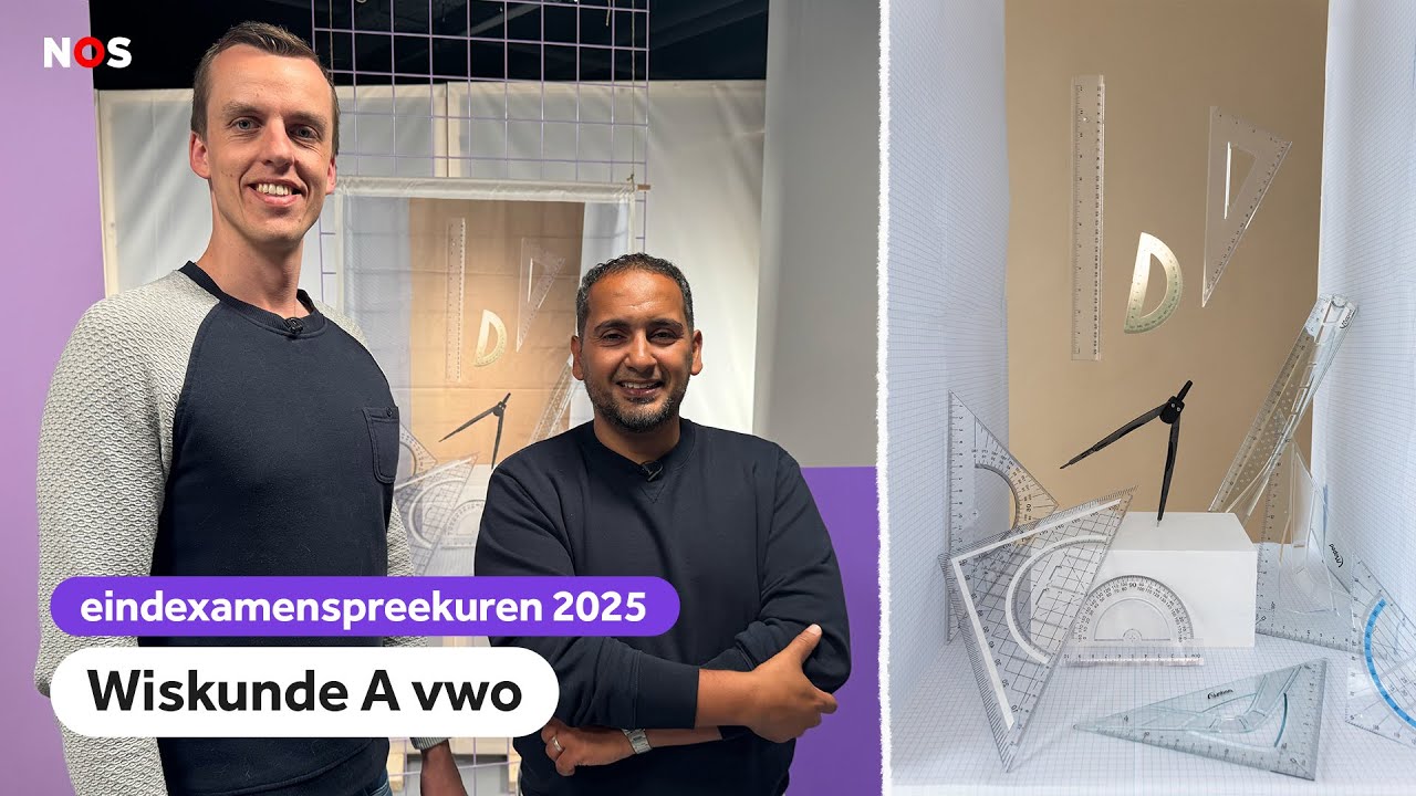 Eindexamenspreekuur wiskunde A vwo met Menno en Meester Mo