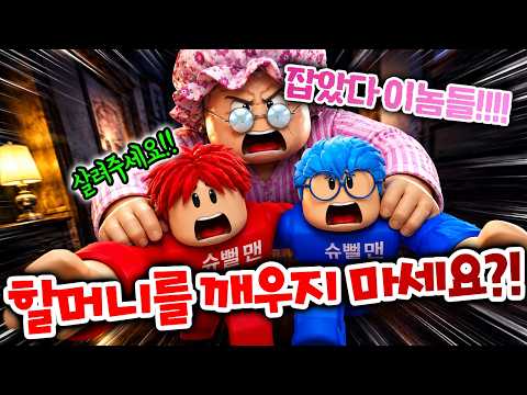 할머니를 깨우지 마세요 절대 하지 마세요..