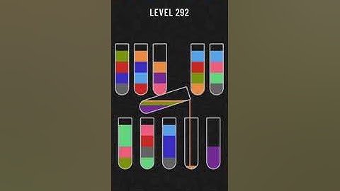 Water Sort Puzzle Level 292 Walkthrough Solution Android/iOS 💦