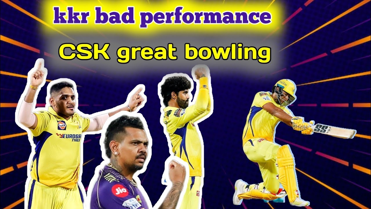 CSK vs KKR match jadeja great performance against KKR IPL 2024 - YouTube