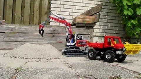 RC Lego Excavator 8294