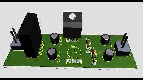 Variable power Supply | Proteus schematic | Simulation | Bajwa Sadaat |
