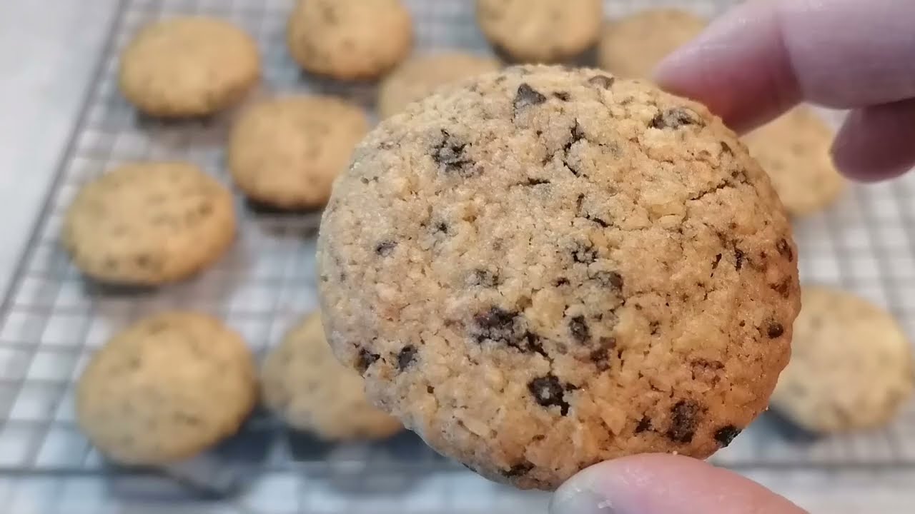 Les Cookies à la Noix de Coco et au Chocolat