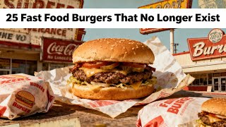 25 fast food burgers that no longer exist
