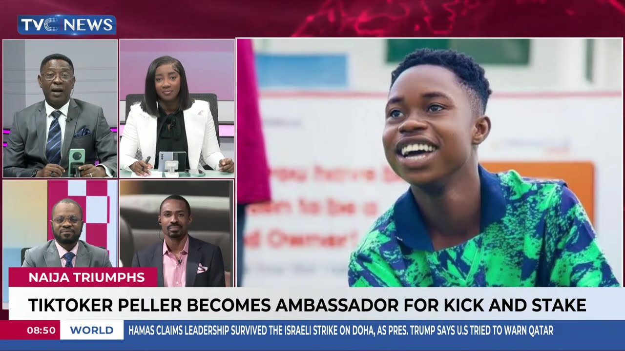 Naija Triumphs: TikToker Peller Becomes Ambassador For Kick And Stake
