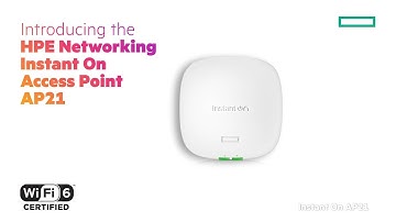 HPE Networking Instant On Access Point AP21—enterprise-grade capability for small spaces