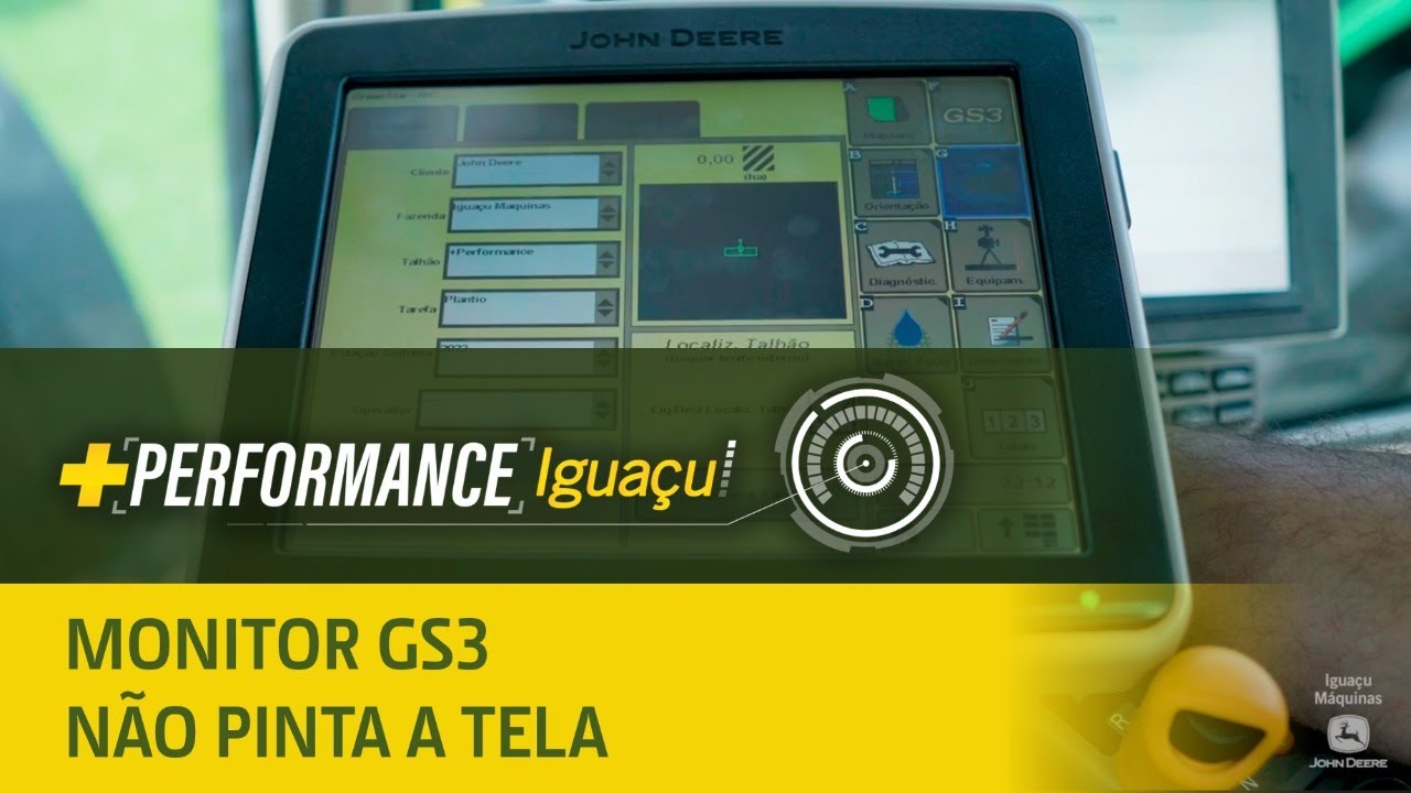 #10 +Performance Iguaçu Máquinas: Monitor GS3 não pinta a tela