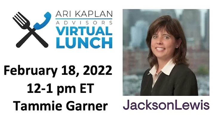 #VirtualLunch-Ar...  Kaplan interviews Tammie Garn...