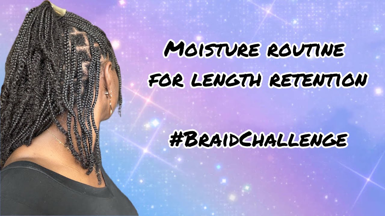 Moisturize my braids with me! Weekly moisture routine for braids while ...