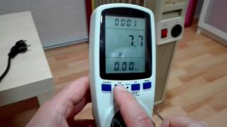 LogiLight EM0001 Plug-in Power Meter - Demonstration and Operating Instructions