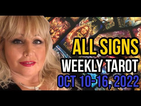 Weekly Tarot Astrology Forecast Oct10-16, 2022 by Alison Prescott All Signs #tarot #zodiac #in5d