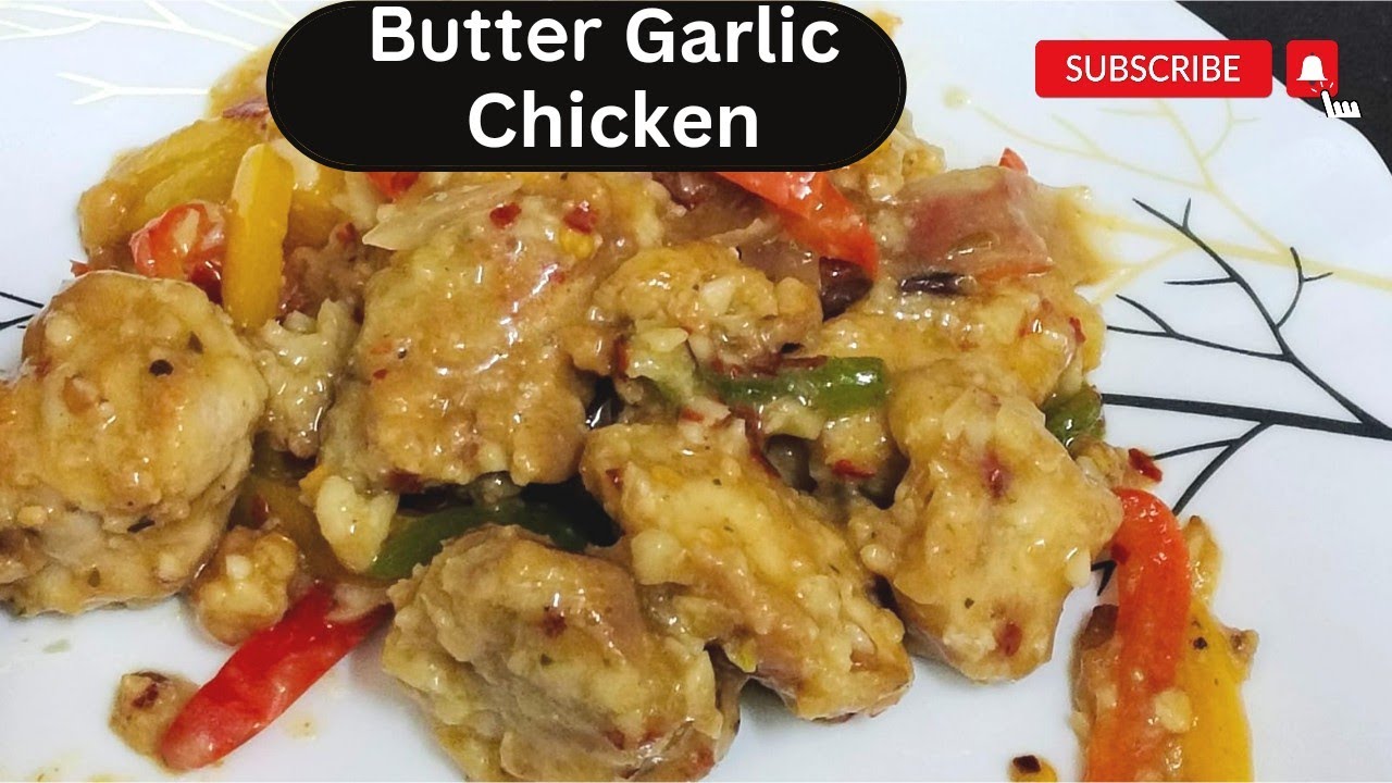 Butter Garlic Chicken Recipe,How To Make Butter Garlic Chicken ,Chicken