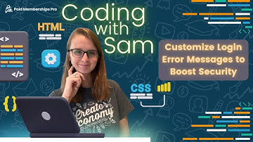 Coding with Sam: Customize Login Error Messages to Boost Account Security