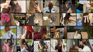 🦋Viral Cute Hairstyle Girls❤️‍🔥 Profile Pictures Compilation🫀🥰Best Silk Scarf Long Bows DPs💐💫......  screenshot 4