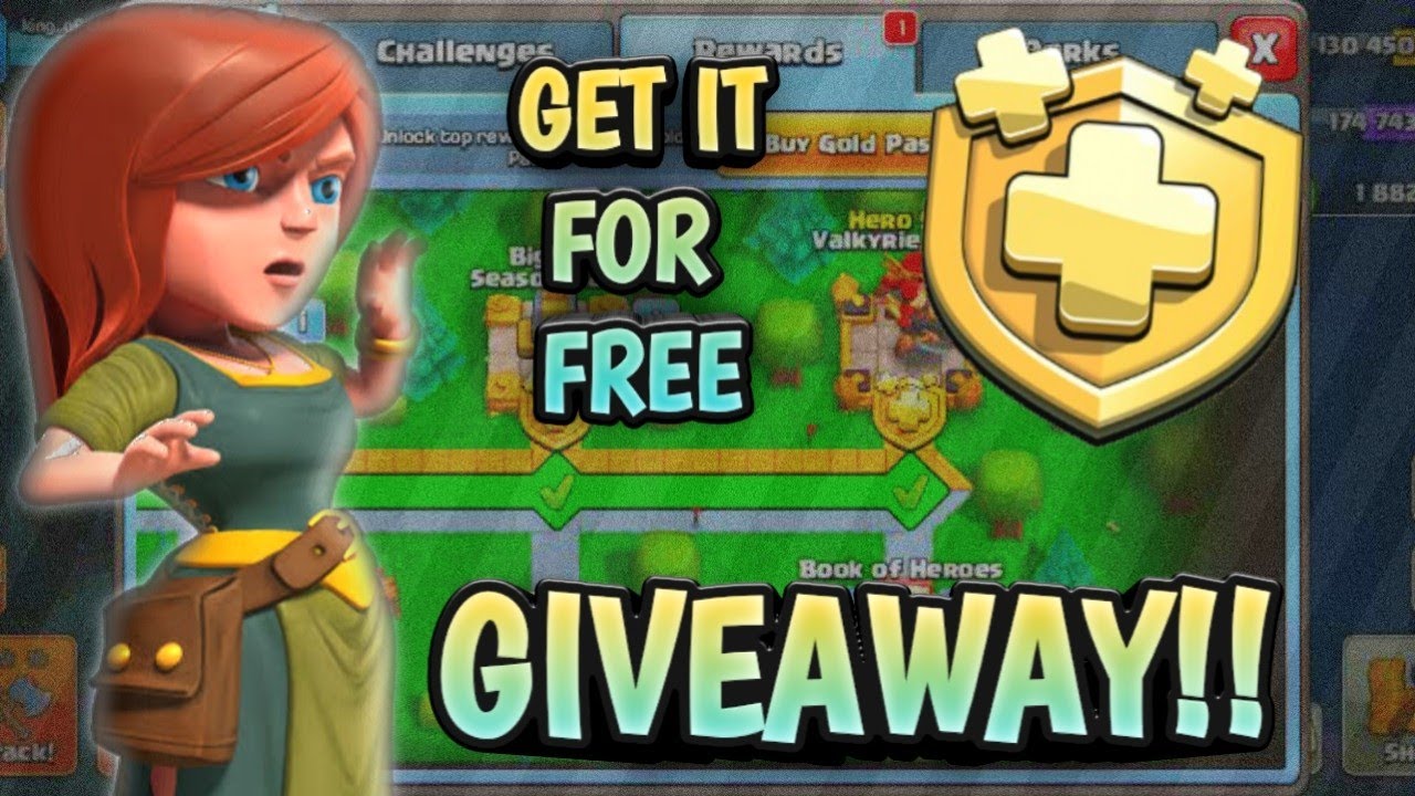 FREE GOLD PASS | GIVEAWAY | CLASH OF CLANS | DVB CLASHERS