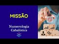 Missão na Numerologia Cabalística | Professora Bia Cortéz