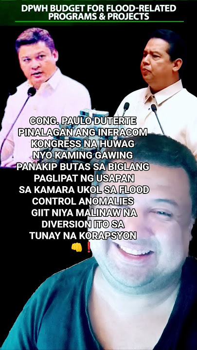 PAULO DUTERTE EXPLAIN WHY INFRACOM CORR*TION IS GOING❗#vpsara #ofwlife #duterte #philippines